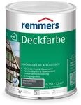 Remmers Deckfarbe basaltgrau (RAL 7012), 0,75 Liter, Deckfarbe f&uuml;r innen und au&szlig;en,