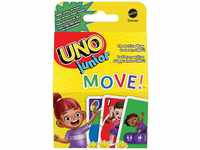UNO Junior Move! - Aktive Variante des Kartenspiels, 3 Schwierigkeitsstufen für