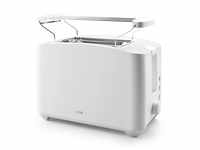Clatronic® Toaster 2 Toastschlitze | Toaster mit Brötchenaufsatz | Toaster 2
