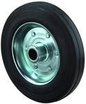 BS Rollen B55.100 Gummirad schwarz, Radk&ouml;rper Stahl, &Oslash; 100 mm, Rollenlager