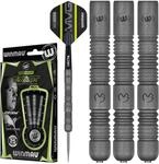 WINMAU MvG Exact 25 Gramm Profi Wolfram Steeltip Dartpfeile Set mit Flights und