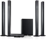 Teufel Columa 300 Mk2 "5.1-Set L" Schwarz - Heimkino-Lautsprecher-Sets mit schmalen