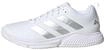 adidas Damen Court Team Bounce 2.0 Shoes, Cloud White/Silver Metallic/Grey One, 43