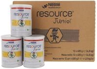 12x Resource Junior normkalorische Trinknahrung Pulver - 400g Dose