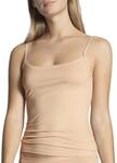 CALIDA Natural Comfort Spaghetti-Top Damen | weich, elastisch und geschmeidig mit
