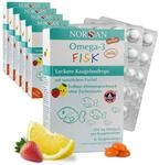NORSAN Omega 3 FISK Jelly 45 6er Pack (6x 45 Jellys) - Omega 3 hochdosiert f&uuml;r