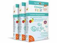 NORSAN Omega 3 FISK Jelly 45 hochdosiert 3er Pack (3x 45 Jellys) / Omega 3 für
