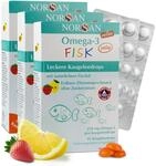 NORSAN Omega 3 FISK Jelly 45 3er Pack (3x 45 Jellys) - Omega 3 hochdosiert f&uuml;r