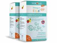 NORSAN Omega 3 FISK Jelly 120 hochdosiert 2er Pack (2x 120 Jellys) / Omega 3...