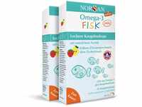 NORSAN Omega 3 FISK Jelly 45 hochdosiert 2er Pack (2x 45 Jellys) / Omega 3 für