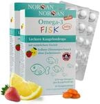 NORSAN Omega 3 FISK Jelly 45 hochdosiert 2er Pack (2x 45 Jellys) - Omega 3 f&uuml;r