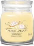 Yankee Candle Signature Duftkerze | Vanille Cupcake Medium Jar Candle with Double
