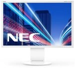 NEC 60003409 60,9 cm (24 Zoll) LED-Monitor (DVI, HDMI, 5ms Reaktionszeit) wei&szlig;