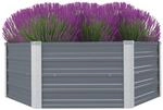 vidaXL Hochbeet Verzinkter Stahl Gartenbeet Pflanzbeet Fr&uuml;hbeet Pflanzkasten