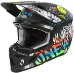 O'NEAL 3SRS Helm Kinder RANCID Schwarz/Wei&szlig;/Gr&ouml;&szlig;e L