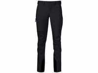 Bergans Breheimen Softshell W Pants - Black/Solid Charcoal - L