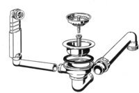 Ab- und &Uuml;berlaufgarnitur f&uuml;r Villeroy & Boch Sp&uuml;lstein 6320 61 mit...