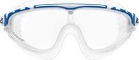 Cressi- Skylight-Brille SIL, KLAR/Rahmen Weiss BLAU