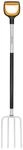 Fiskars Spatengabel f&uuml;r harte, steinige B&ouml;den, Mit 4 Zinken, L&auml;nge: 120 cm,