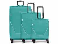 Stratic taska Koffer Set | Trolley Weichgepäck - Handgepäck Koffer mit 4...