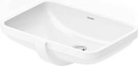 Duravit No.1 Einbauwaschtisch, ohne Hahnloch, mit &Uuml;berlauf, 525x380mm,...