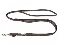 Mystique&reg; Gummierte Umh&auml;ngeleine Leine 20mm Standard Karabiner braun 2,5m