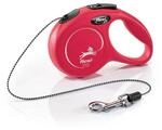 flexi CAT Roll-Leine f&uuml;r Katzen, 3m Seil, rot | Kompakte Taschenleine im Miniformat: