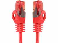 BIGtec 3m LAN Kabel Netzwerkkabel Patchkabel High Speed Ethernet rot kompatibel...