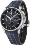 JUNGHANS Meister Chronoscope Herrenuhr Automatik Schwarz/Blau 27/4227.00