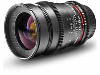 Walimex Pro VDSLR 35mm 1:1,5 Foto- und Videoobjektiv für Nikon F...