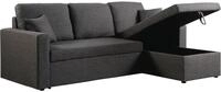 Habitat et Jardin Ecksofa reversibel mit Schlaffunktion und Stauraum Alain -...