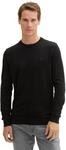 TOM TAILOR Herren 1038426 Pullover, 29999 - Black, 3XL EU