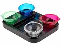 Efalock Professional Färbetablett Tray 4 Color für Färbewagen Piccolo, 1er Pack,
