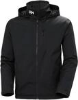 Helly Hansen Herren Crew Midlayer Jacke mit Kapuze 2, Schwarz, M