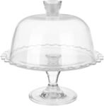 Pasabahce Tortenst&auml;nder mit Deckel transparent Glas (26 x 26 x 26 cm)