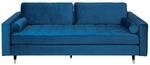 invicta INTERIOR riess-Ambiente.de Elegantes Design Sofa Cozy Velvet 220cm Aqua Samt