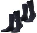 ESPRIT Herren Socken Basic Easy Multipack M So Baumwolle einfarbig 2 Paar, Blau Navy