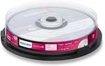 Philips DVD+R Rohlinge High-Speed (4.7 GB /120 Minuten Video, 1-16x Speed, 10er