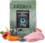 FRESCO Dog TrockenBarf f&uuml;r Hunde Pute 1kg | 100% frisch, Barf Complete Hund 