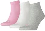 PUMA Plain 3P Quarter Socke, Rosa (Prism Pink), 39-42, 3er Pack