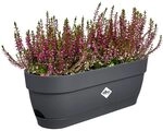 elho Vibia Campana Balkonkasten 50 mit Wasserreservoir - Blumentopf Balkon - 100%