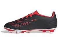 adidas Unisex Kinder Predator.4 L Fxg J Sneaker, Core Black Ftwr White Solar Red, 28