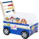 roba Bully-Schiebebus Paw Patrol f&uuml;r Kinder - Lauflernwagen/Puppenwagen aus Holz mit