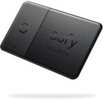 eufy security SmartTrack Card (Schwarz, 1er Pack), 2mm Bluetooth Tracker Karte,