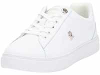 Tommy Hilfiger Damen Court-Sneaker Schuhe, Weiß (White), 36 EU