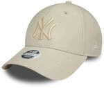 New Era WMNS PU 9Forty Adjustable Damen Cap NY Yankees Beige, Size:OneSize
