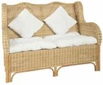 vidaXL Sofa 2-Sitzer Zweisitzer Loungesofa Rattansofa Sitzm&ouml;bel Designsofa...