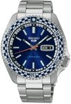 Seiko Automatik Armbanduhr f&uuml;r Herren in der Farbe Silber mit Armband aus...