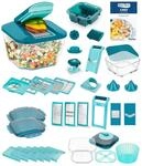 Genius Nicer Dicer Chef Professional Deluxe Gem&uuml;seschneider manuell 39-tlg,