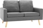 vidaXL Sofa 2-Sitzer Zweisitzer Loungesofa Stoffsofa Polstersofa Sitzm&ouml;bel